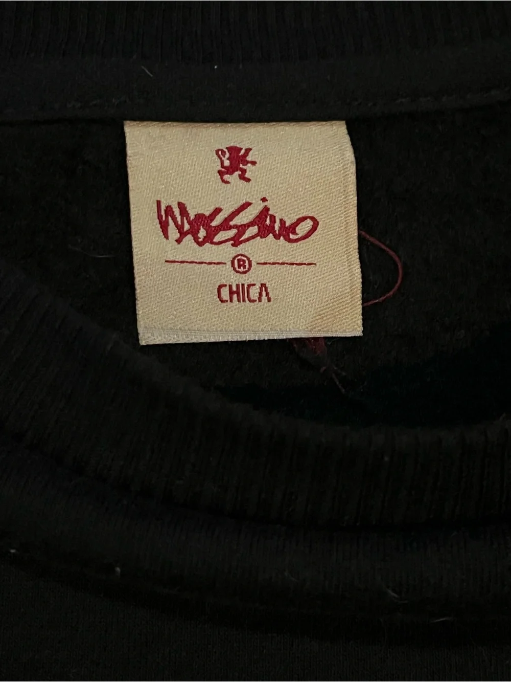Mossimo Supply Co. Black Crewneck Sweatshirt Green and Light Gray Graphic size S